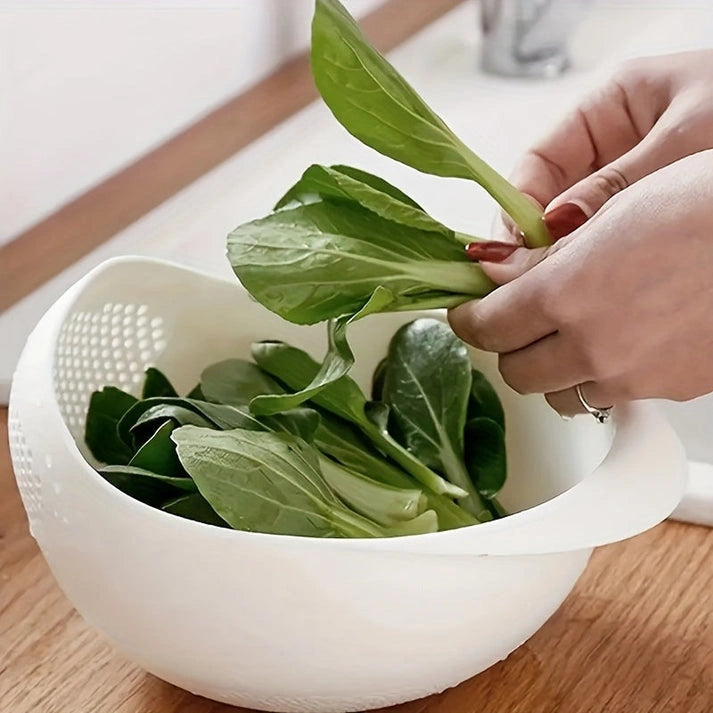 Aaponminimarket Kitchen Washing Basket with Drainage