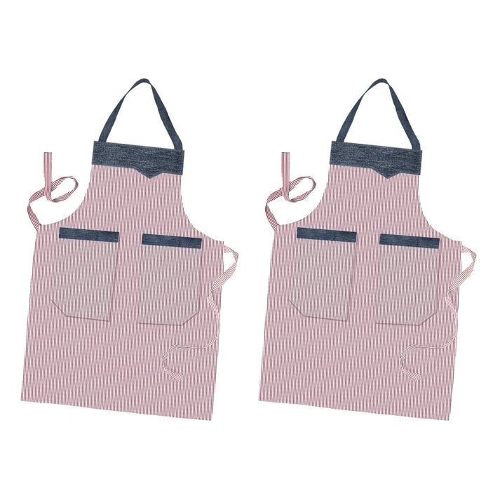 Aaponminimarket Women’s Double Pocket Cooking Apron