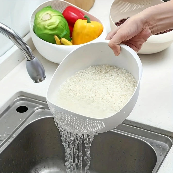 Aaponminimarket Kitchen Washing Basket with Drainage