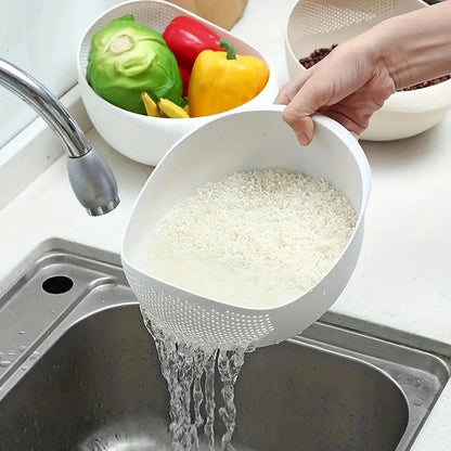 Aaponminimarket Kitchen Washing Basket with Drainage