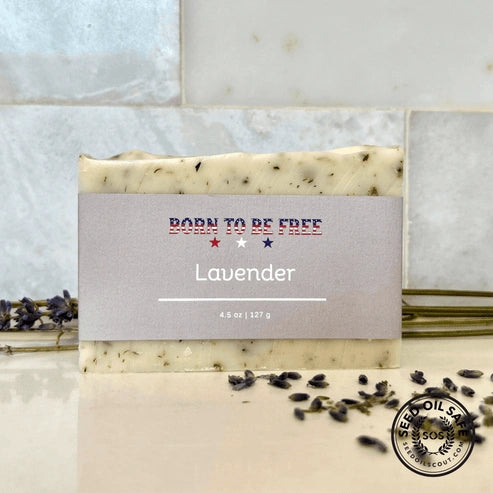 Aaponminimarket Lavender Tallow Soap Bar