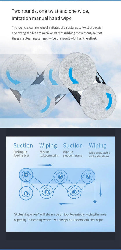 Aaponminimarket Smart Robot Window Cleaner