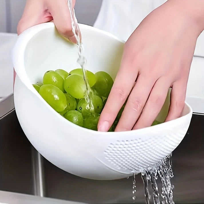 Aaponminimarket Kitchen Washing Basket with Drainage