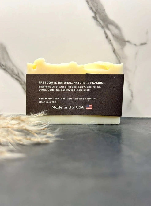 Aaponminimarket Sandalwood Tallow Soap Bar