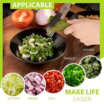 Aaponminimarket Stainless Steel Kitchen Scissors