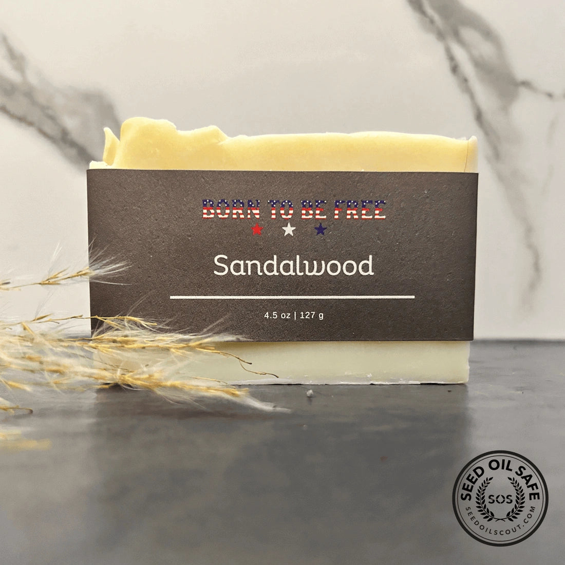 Aaponminimarket Sandalwood Tallow Soap Bar