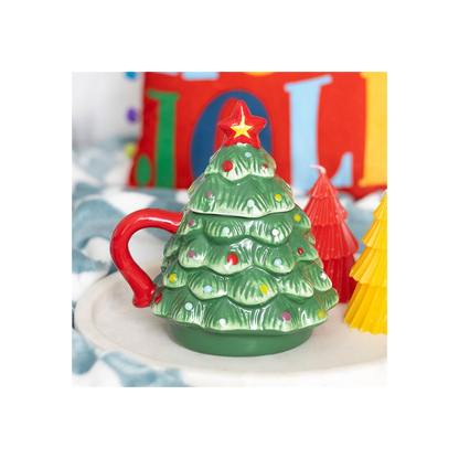 Nostalgic Christmas Tree Mug with Lid – 500ml – view 4