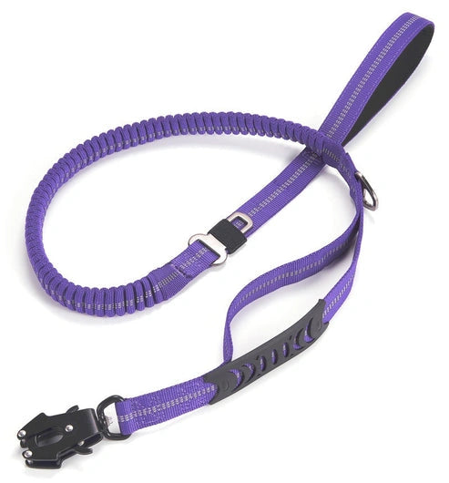 Aaponminimarket 4 in 1 Shock Absorbing Dog Leash