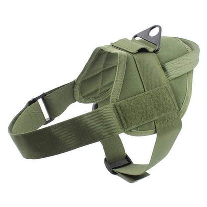 Aaponminimarket Military Tactical Dog Harness Patrol K9 Working Pet