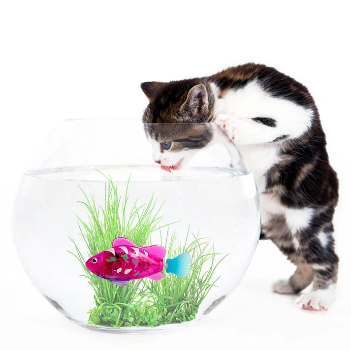 Aaponminimarket Swimming Electronic Pet Fish Toy