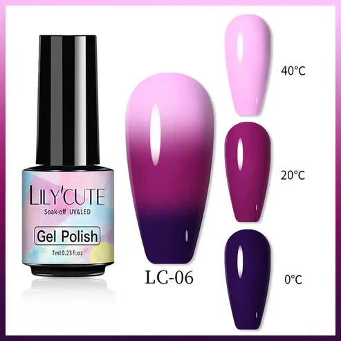 Aaponminimarket Thermal Color Changing Polish