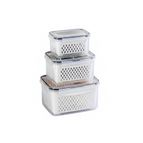 Aaponminimarket NNETM 9pcs BPA-Free Plastic Food Storage Containers Set