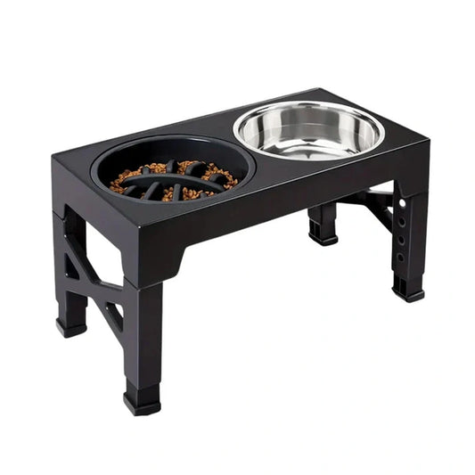 Aaponminimarket NNETM Dog Bowl Stand with 3 Bowls