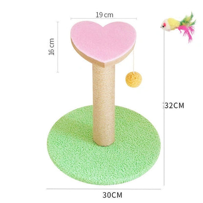 Aaponminimarket Cat Scratcher with Sisal Winding and Hemp Surface
