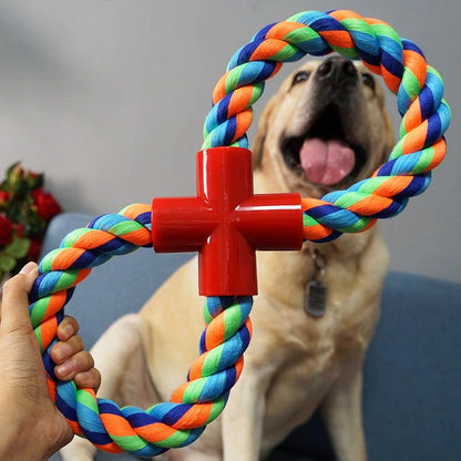 Aaponminimarket Durable Cotton Bite Resistant Rope for Pet Dog Toys