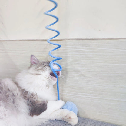 Aaponminimarket Interactive Rabbit Hair Ball Cat Toy