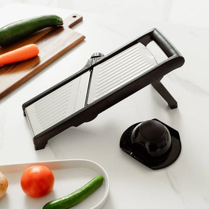 Aaponminimarket NNEDSZ 3 In 1 Mandolin Slicer Stainless Steel Blade Bowl Fit