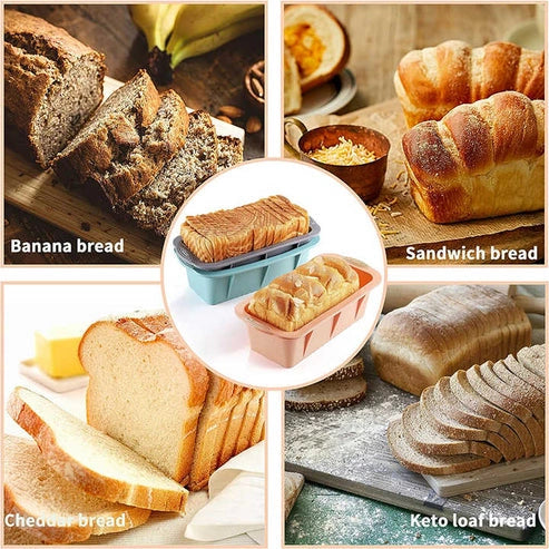 Aaponminimarket NNEDSZ Grey Silicone Bakeware Set