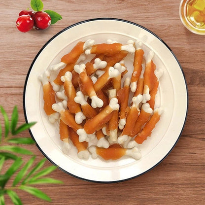 Aaponminimarket Pet Snack Chicken Wrapped Around Milk Bones 400g