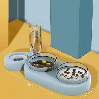 Aaponminimarket Pets Rice Bowls Automatic Water Bowl