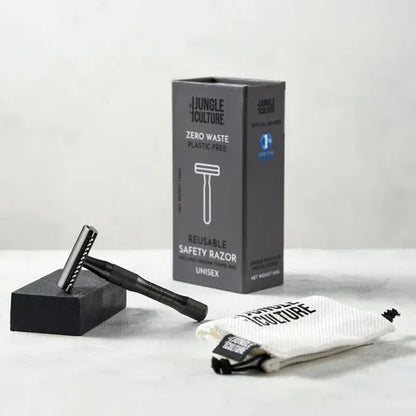 Aaponminimarket Rose Gold or Black Reusable Safety Razor