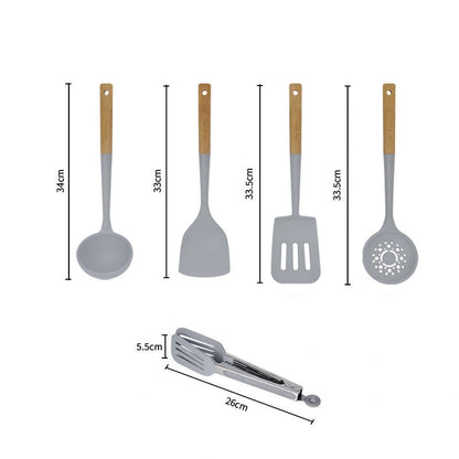 Aaponminimarket Heat-Resistant Silicone Utensils