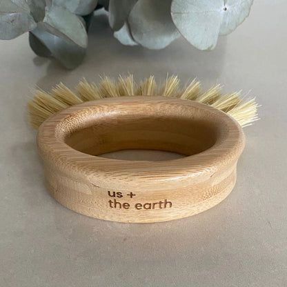 Aaponminimarket NNEDSZ Bamboo Veggie Scrubber Brush