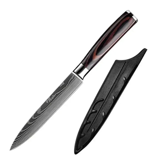 Aaponminimarket NNEOBA Professional Kitchen Knife (Brown)