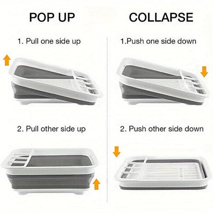 Aaponminimarket NNETM Dish Rack with Utensil Holder