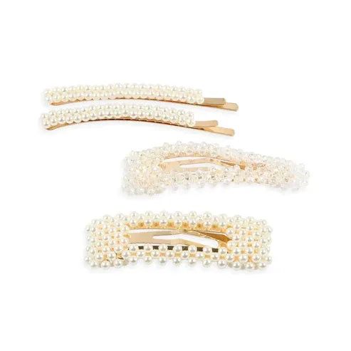 Aaponminimarket Pearl And Crystal Hairpins | Hair Accessories