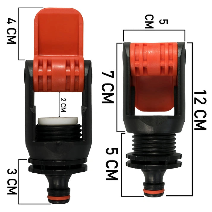 Aaponminimarket Red Kitchen Tap Adapter