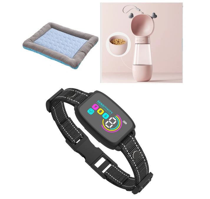 Aaponminimarket Smart Automatic Anti-Barking Dog Collar Rechargeable