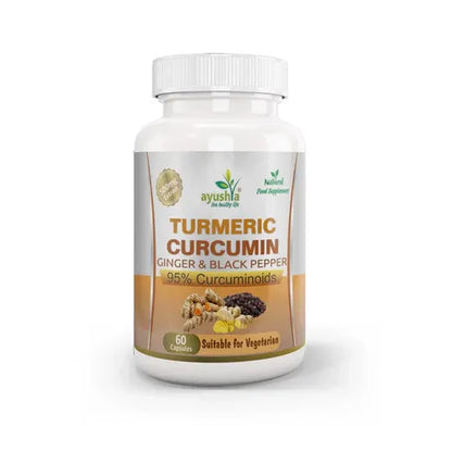 Aaponminimarket Turmeric with Ginger and Black pepper Capsule