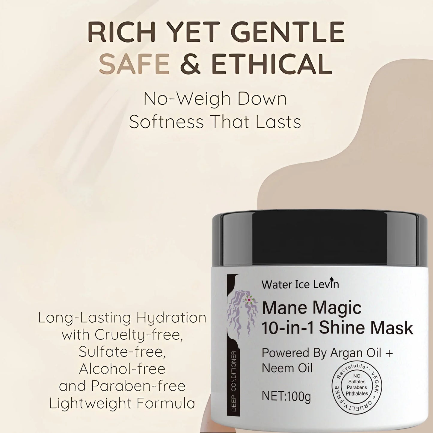 10-in-1 Hair Mask for Dry & Damaged Hair Care