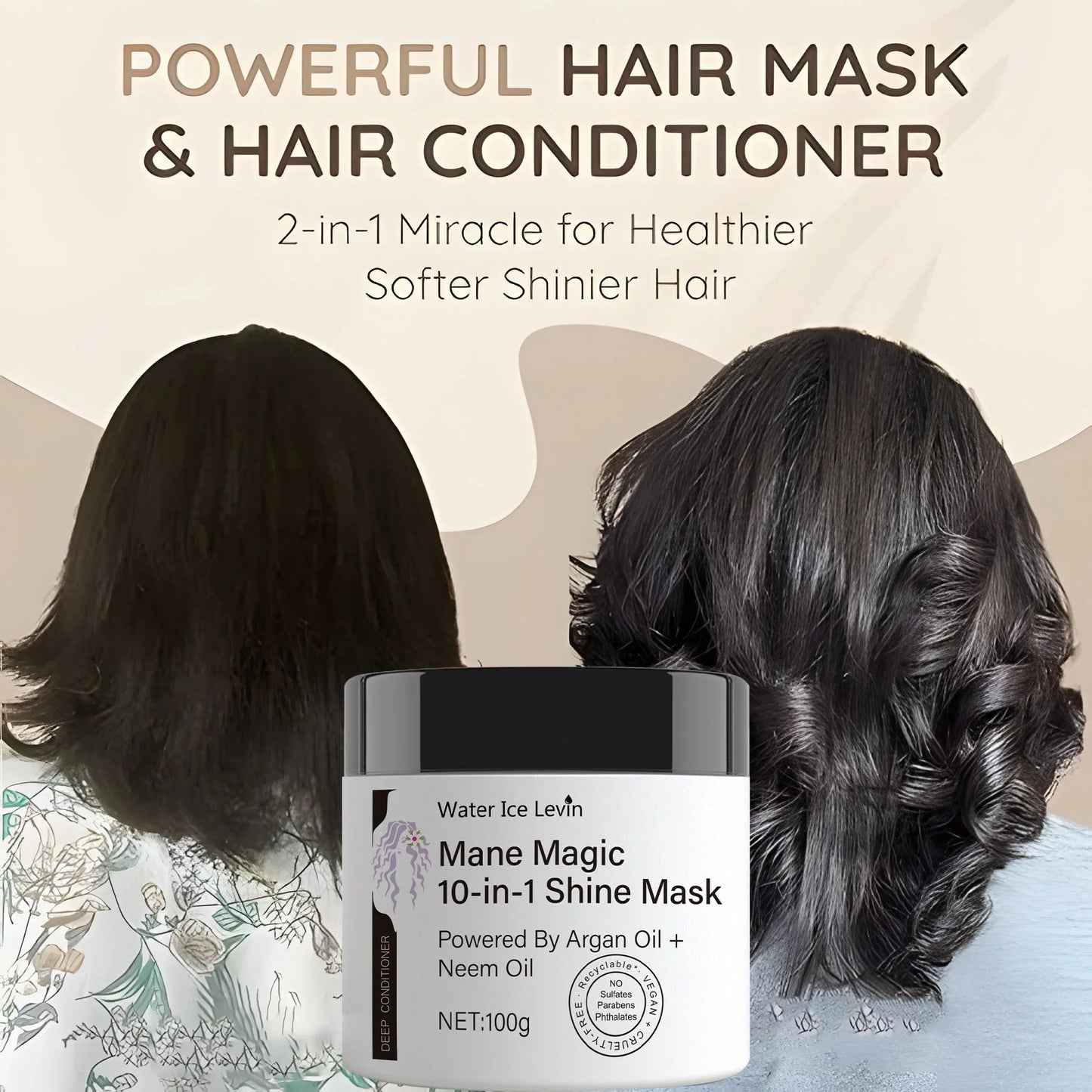 10-in-1 Hair Mask for Dry & Damaged Hair Care