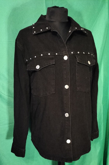 Skull Denim Jacket Size 10