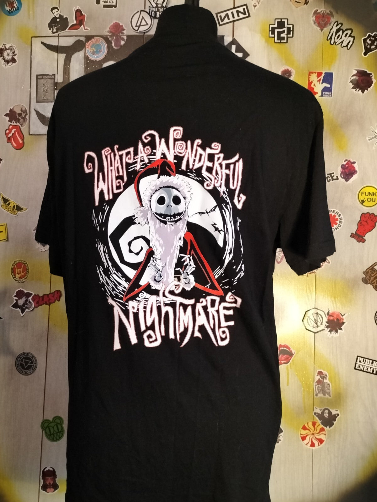 A Nightmare Before Christmas T-Shirt – Black, Size M
