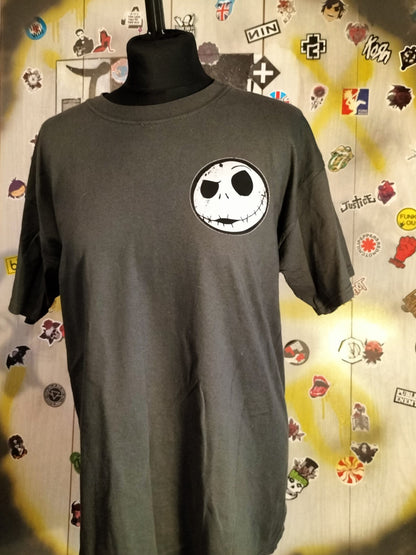 A Nightmare Before Christmas T-Shirt – Grey, Size L