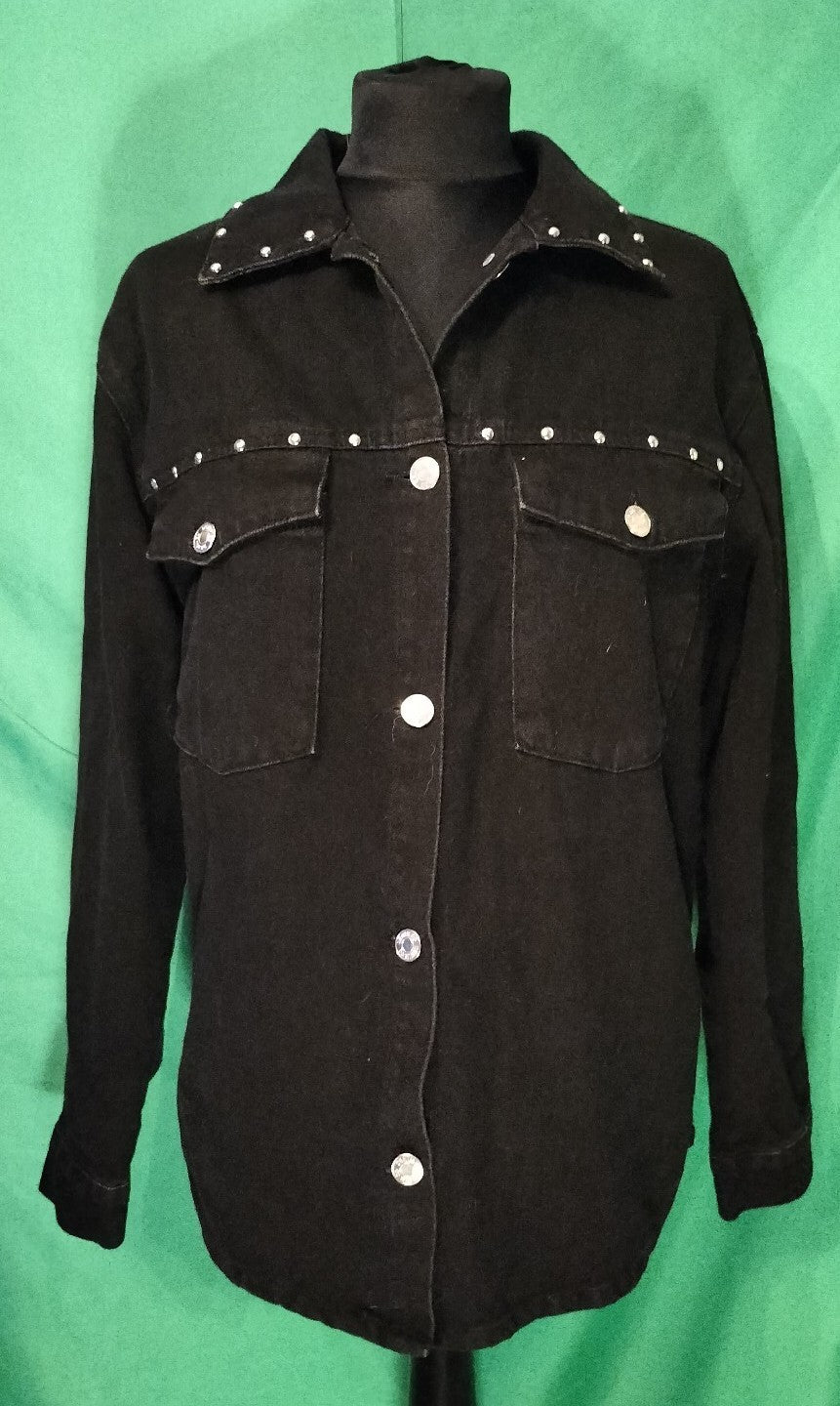 Skull Denim Jacket Size 10