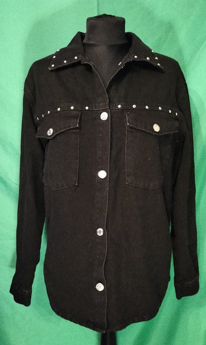 Skull Denim Jacket Size 10