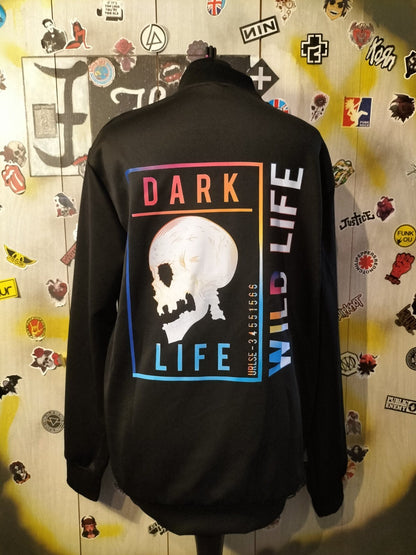 Skull Multicoloured Bomber Style Jacket