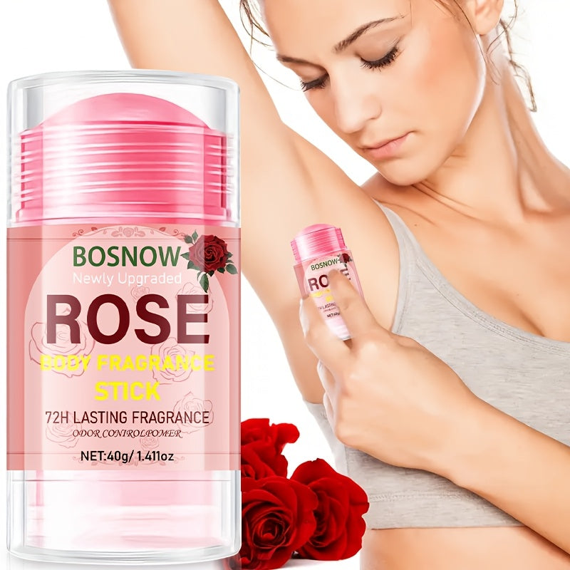 Aapon Mini Market Ltd Rose Body Fragrance Stick Long-Lasting Floral Scent