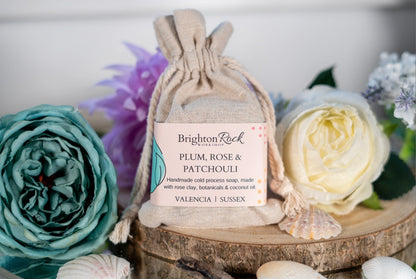 Aaponminimarket Plum, Rose & Patchouli - Rose Clay Soap