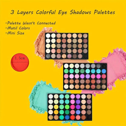 120 Color 3-layer Eyeshadow Palette