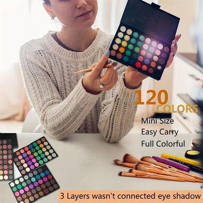 120 Color 3-layer Eyeshadow Palette
