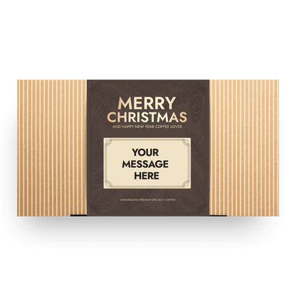 Personalized Specialty Coffee Gift Box – Whole Bean Christmas Edition