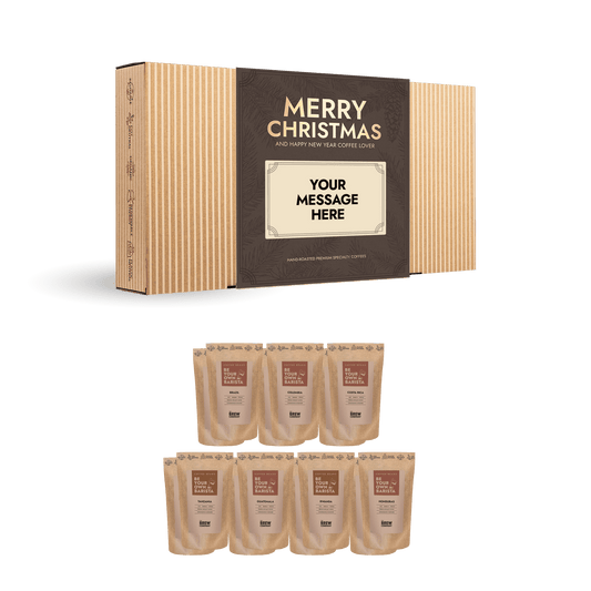 Personalized Specialty Coffee Gift Box – Whole Bean Christmas Edition