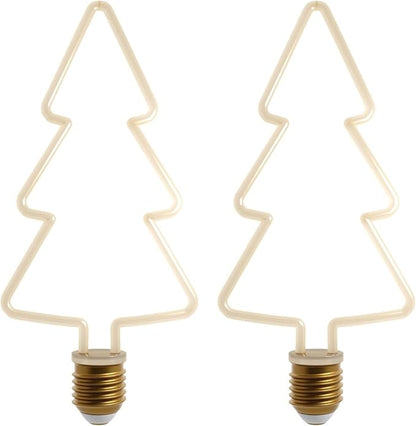 Christmas Shaped LED Bulbs E27 – 2700K Warm White, Dimmable