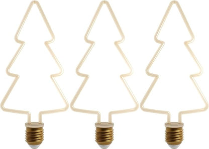 Christmas Shaped LED Bulbs E27 – 2700K Warm White, Dimmable