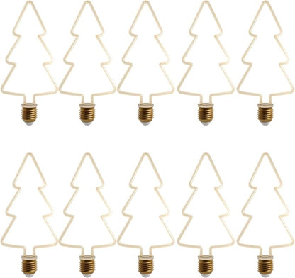 Christmas Shaped LED Bulbs E27 – 2700K Warm White, Dimmable